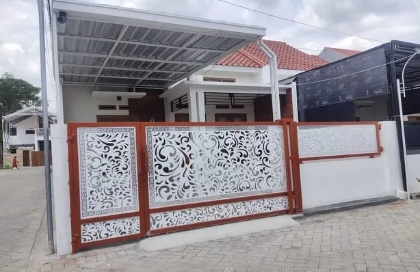 Pagar Cantik Laser Cutting, salah satu contoh Pagar Rumah Sederhana Tapi Cantik