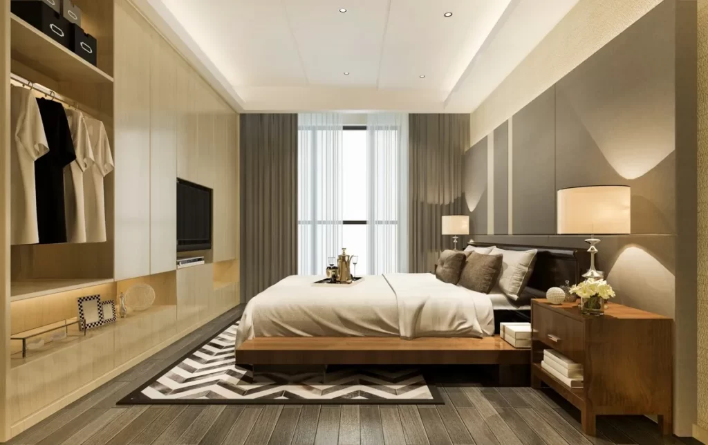 Plafon Kamar Tidur Minimalis Sederhana Model Trapesium