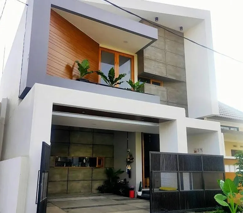 4. Tampak Depan Rumah Model Dak Teras Rumah Minimalis Modern Masa Kini