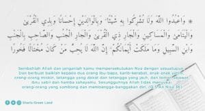 Qur'an Surat An Nisa 36 Tentang Tetangga