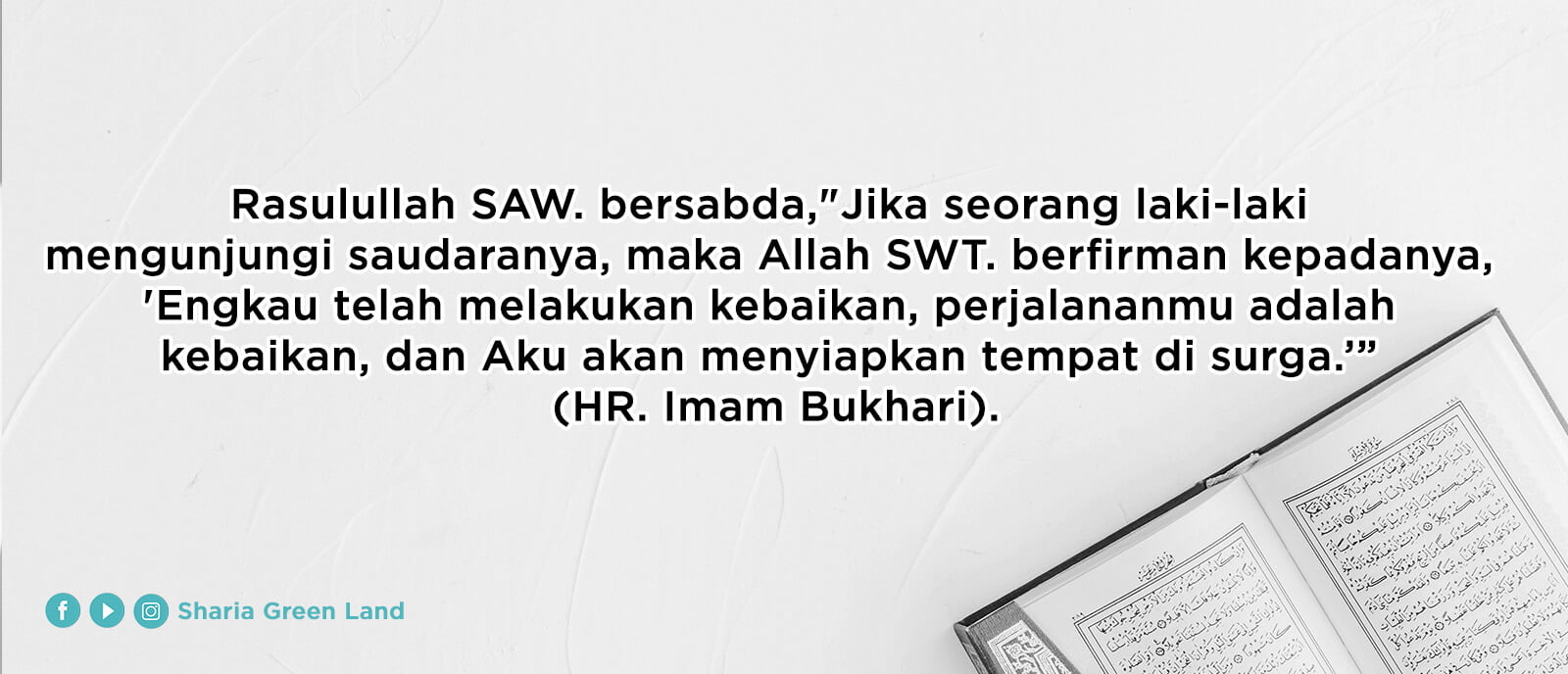 Ukhuwah Islamiyah : keutamaan berkunjung