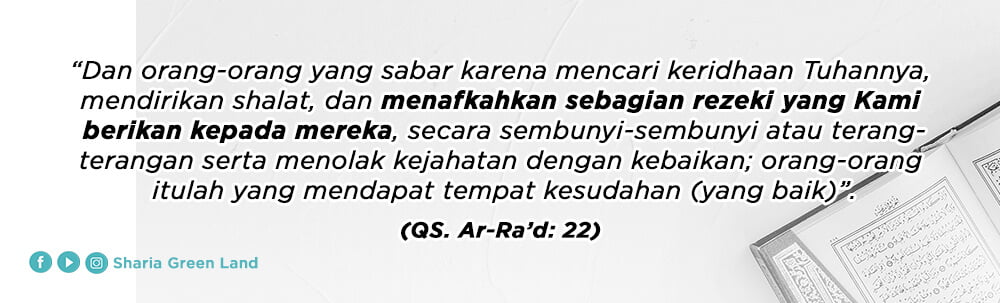 ayat Masuk Surga Bersama Keluarga Ar-Rad  22