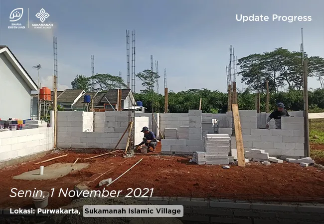 Progress Sukamanah Islamic Village 1 November 2021 4