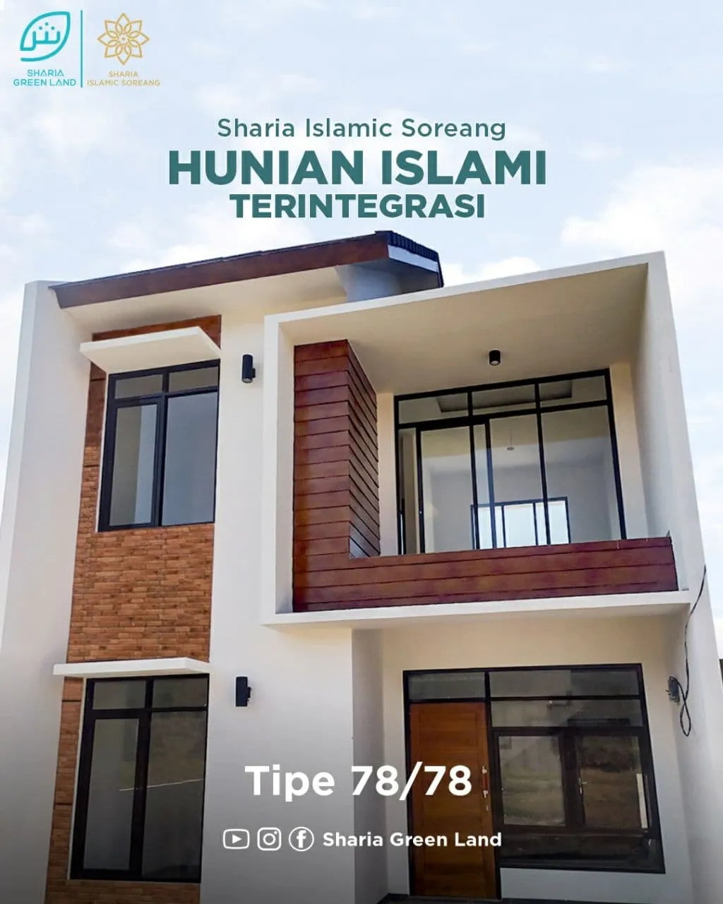 Rumah Syariah Dijual Dekat Jatisari Kabupaten Bandung
 tipe 78 -03
